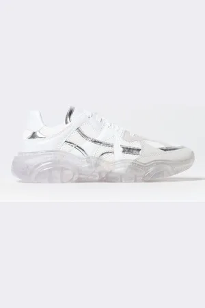 Moschino Sneakers in pelle e mesh