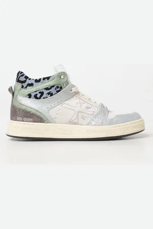 Premiata Sneakers Mid-Quinn in pelle