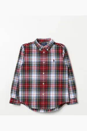 Ralph Lauren Camicia in popeline di cotone stampa tartan