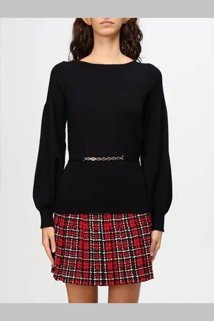 Twin-Set Maglia in misto lana con dettaglio chain