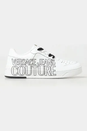 VERSACE Sneakers in pelle sintetica con logo