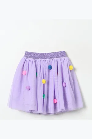 Stella McCartney Gonna in tulle con pompon