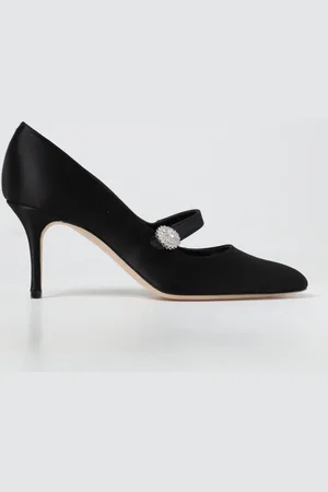 Manolo Blahnik Mary Jane Marijna Hangisi in raso