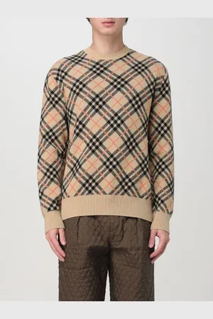 Burberry Pullover in cashmere con stampa Vintage Check