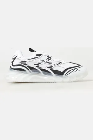 Roberto Cavalli Sneakers Leto Dis.2 in pelle e mesh