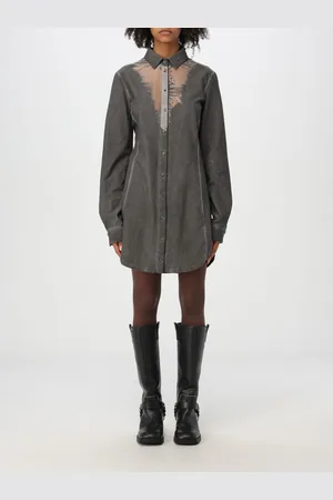 Diesel Abito chemisier in misto cotone