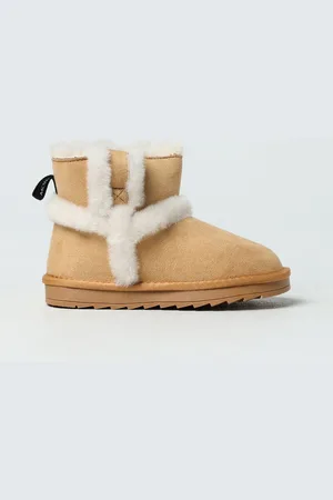 MONNALISA Stivaletto in camoscio e shearling
