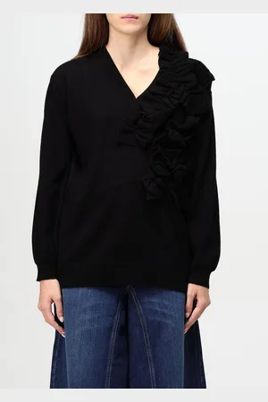 Twin-Set Maglia a v con rouches