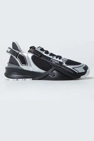 Fendi Sneakers Flow in mesh e pelle