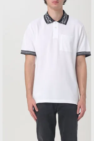 VERSACE Polo in piquet di cotone