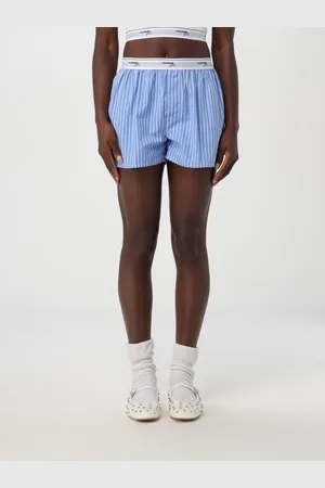 HOMMEGIRLS Pantaloncino in cotone a righe