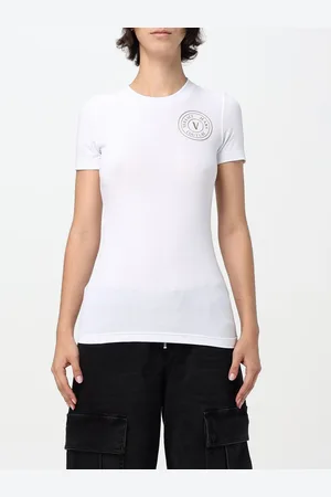 VERSACE T-shirt in cotone stretch