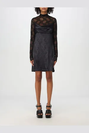 VERSACE Abito in pizzo e raso