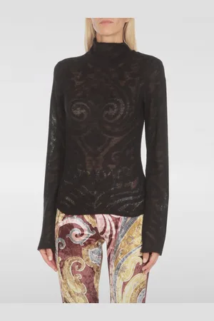 Etro Top in misto lana con motivo Paisley