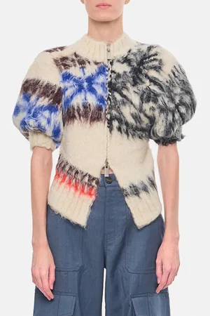 SACAI Cardigan in misto lana