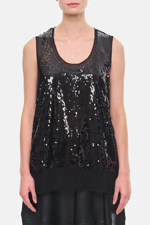 Comme des Garçons Top Comme Des Garçons in tessuto paillettato