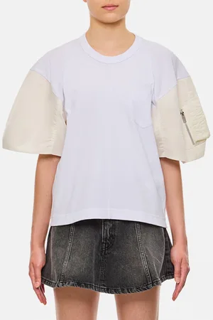 SACAI T-shirt con maniche ampie