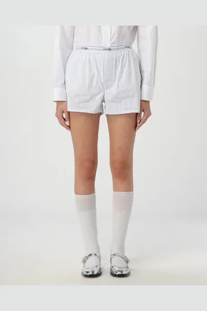 HOMMEGIRLS Pantaloncino in cotone a righe