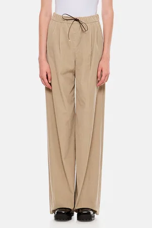 Max Mara Pantalone in cotone e cashmere