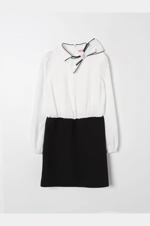 MISS BLUMARINE Abito con fiocco e logo