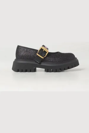 Moschino Mary Jane in pelle glitter