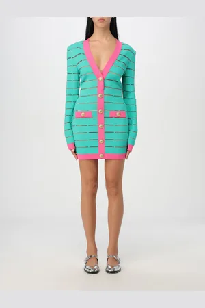 Balmain Abito in maglia di viscosa stretch