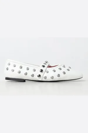 Stella McCartney Ballerina in pelle sintetiche con borchie
