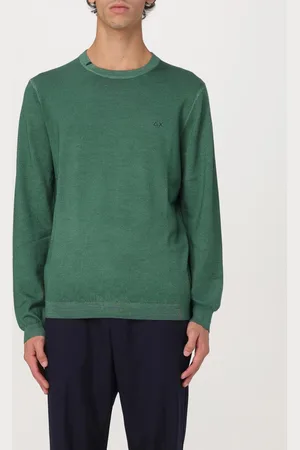 sun68 Pullover in piquet di lana e cotone