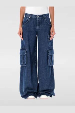 OFF-WHITE Jeans Cargo in denim di cotone