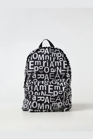 EA7 Zaino in nylon con logo all over