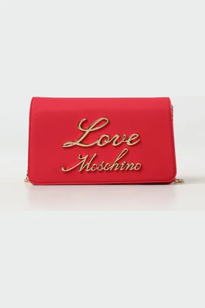Moschino Borsa in pelle sintetica con logo