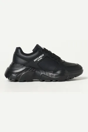 Roberto Cavalli Sneakers in pelle sintetica e nylon