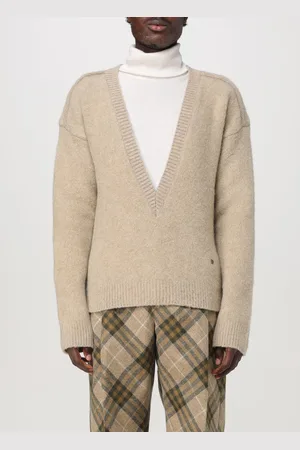 Burberry Maglia a v in misto cashmere