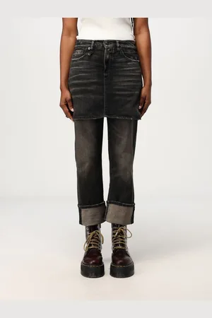 R13 Gonna in denim