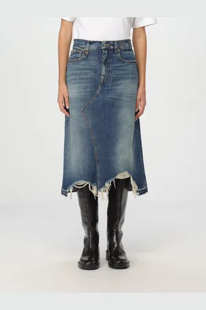 R13 Gonna in denim