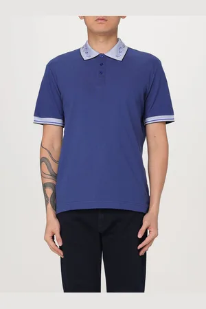 VERSACE Polo in piquet di cotone