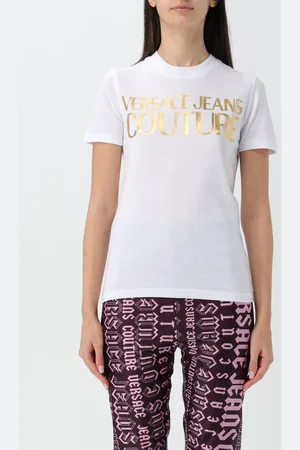 VERSACE T-shirt in jersey di cotone