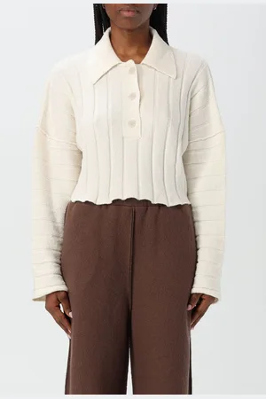RUS Pullover in misto cotone a coste