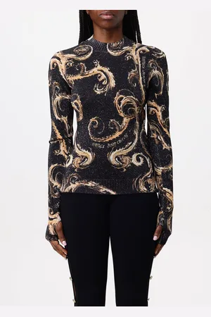 VERSACE Maglia in viscosa stampata