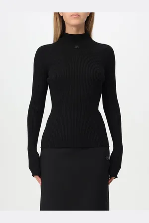 Courrèges Maglia in cotone organico e lana Merino
