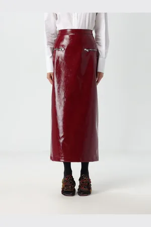 Msgm Gonna in pelle sintetica
