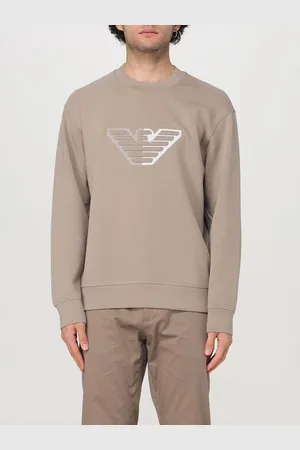 Emporio Armani Felpa in cotone con Eagle