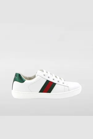 Gucci Sneakers Web in pelle