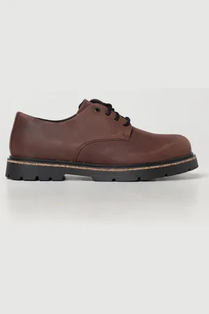 Birkenstock Derby Highwood in nabuk oliato