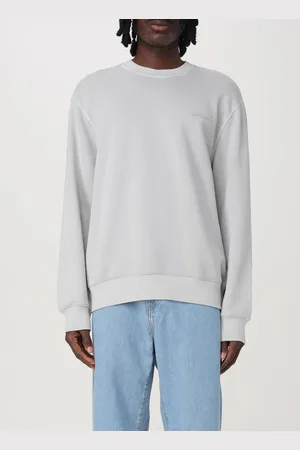 Carhartt Felpa in cotone con logo ricamato