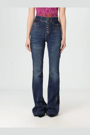 VERSACE Jeans in denim di cotone bicolor