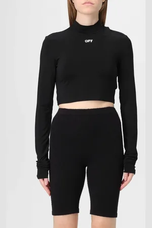 OFF-WHITE Top crop con logo