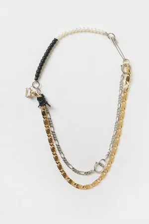 MAGLIANO Collana in ottone con strass