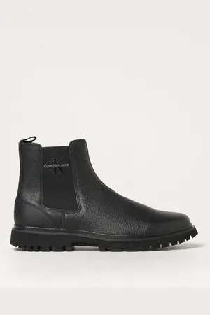 Calvin Klein Stivaletto in pelle a grana