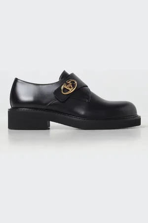 VALENTINO GARAVANI Monkstrap in pelle con logo